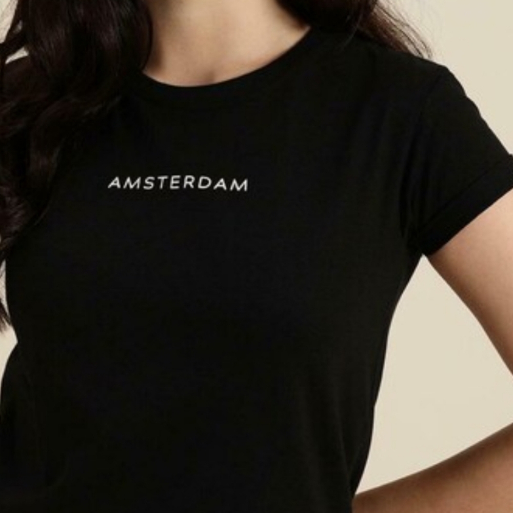 NWT Dillinger Black Amsterdam Women's Top Sz. Small